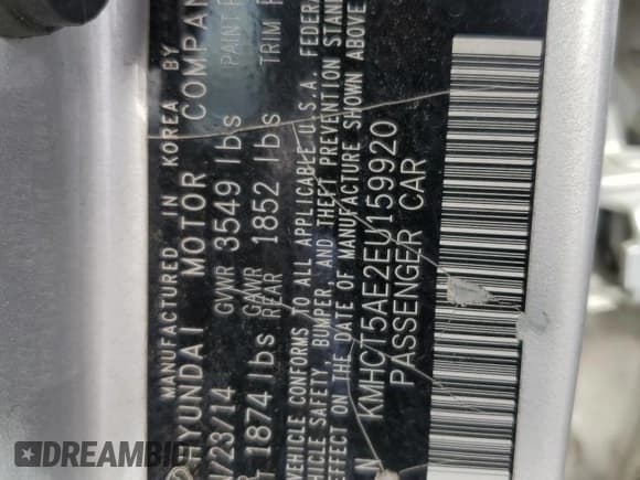 ✅ 2014 Hyundai Accent GS • VIN: KMHCT5AE2EU159920 • Лот: 92869065. Опубликован ранее на Copart с пробегом 196 228 миль. Бесплатный доступ к архиву аукционных продаж из США и подробный отчёт об истории автомобиля на DreamBid. Изображение 12.