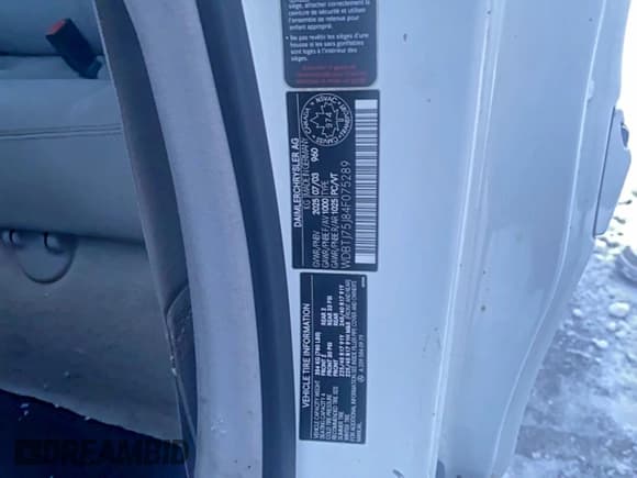 ✅ 2004 Mercedes-Benz CLK 500 • VIN: WDBTJ75J84F075289 • Lot: 95577685. Listed on Copart with 100,173 mi. Free auction sales archive from the USA and detailed vehicle history report at DreamBid. Image 10.