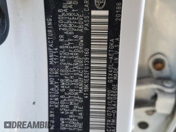 ✅ 2015 Toyota Avalon XLE • VIN: 4T1BK1EB2FU139160 • Лот: 91931605. Опубликован ранее на Copart с пробегом 173 160 миль. Бесплатный доступ к архиву аукционных продаж из США и подробный отчёт об истории автомобиля на DreamBid. Изображение 13.