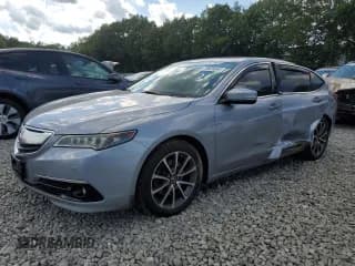 ✅ 2015 Acura TLX Advance • VIN: 19UUB3F71FA009165 • Лот: 70626065. Опубликован ранее на Copart с пробегом 105 858 миль. Бесплатный доступ к архиву аукционных продаж из США и подробный отчёт об истории автомобиля на DreamBid. Изображение 1.