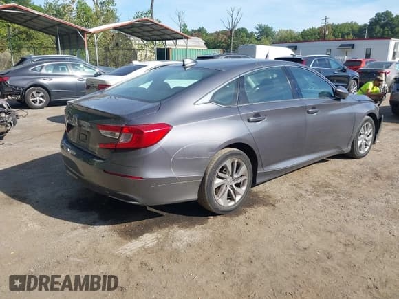 ✅ 2020 Honda Accord LX • VIN: 1HGCV1F10LA155460 • Lot: 43346723. Listed on IAAI with 97,536 mi. Free auction sales archive from the USA and detailed vehicle history report at DreamBid. Image 4.