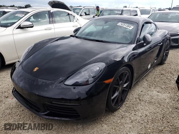 ✅ 2022 Porsche 718 Cayman • VIN: WP0AA2A80NS255177 • Lot: 74251364. Listed on Copart with Not provided. Free auction sales archive from the USA and detailed vehicle history report at DreamBid. Image 1.