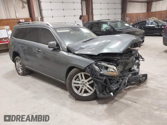 ✅ 2019 Mercedes-Benz GLS 450 • VIN: 4JGDF6EE4KB228206 • Lot: 42285126. Listed on IAAI with 86,083 mi. Free auction sales archive from the USA and detailed vehicle history report at DreamBid. Image 1.