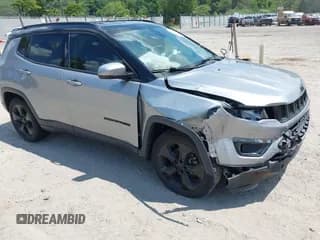 ✅ 2020 Jeep Compass Latitude • VIN: 3C4NJCBB5LT259058 • Lot: 42786909. Listed on IAAI with 43,767 mi. Free auction sales archive from the USA and detailed vehicle history report at DreamBid. Image 1.