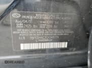 ✅ 2012 Hyundai Sonata GLS • VIN: 5NPEB4AC3CH349774 • Lot: 71656074. Listed on Copart with Not provided. Free auction sales archive from the USA and detailed vehicle history report at DreamBid. Image 12.