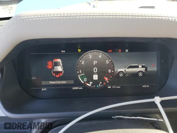 ✅ 2024 Land Rover Defender S • VIN: SALEJ7EXXR2271742 • Lot: 87022065. Listed on Copart with 22,567 mi. Free auction sales archive from the USA and detailed vehicle history report at DreamBid. Image 9.