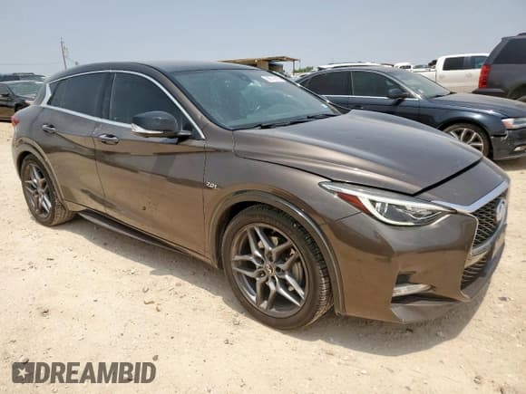 ✅ 2017 Infiniti QX30 Sport • VIN: SJKCH5CP0HA017881 • Lot: 56715615. Listed on Copart with 117,525 mi. Free auction sales archive from the USA and detailed vehicle history report at DreamBid. Image 4.