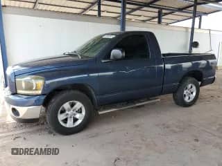 2006 Dodge 1500 ST with VIN 1D7HA16K66J205488, listed as a Copart auction lot 69995285 with 137,554 mi miles and Salvage title. Bid and sale history available at DreamBid. Image 1.
