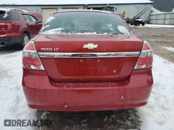 2009 Chevrolet Aveo 1LT z VIN KL1TD56E09B341294, wystawiony jako Copart lot #86139404 z przebiegiem 121 471 mil mil oraz Czysty tytuł • Clean title. Historia ofert i sprzedaży dostępna na DreamBid. Obrazek 6.