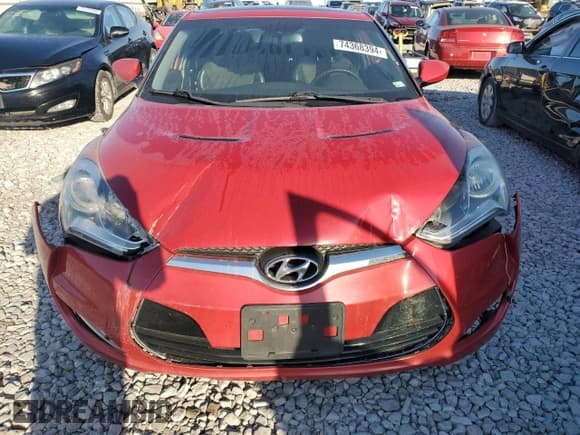 ✅ 2013 Hyundai Veloster w/Gray Int • VIN: KMHTC6AD2DU114732 • Lot: 74368394. Wystawiony na Copart z przebiegiem 166 996 mil. Bezpłatny archiwum sprzedaży aukcyjnych z USA i szczegółowy raport historii pojazdu na DreamBid. Zdjęcie 5.