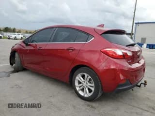 ✅ 2019 Chevrolet Cruze LT • VIN: 3G1BE6SM9KS601831 • Lot: 56832693. Listed on Copart with 55,257 mi. Free auction sales archive from the USA and detailed vehicle history report at DreamBid. Image 2.