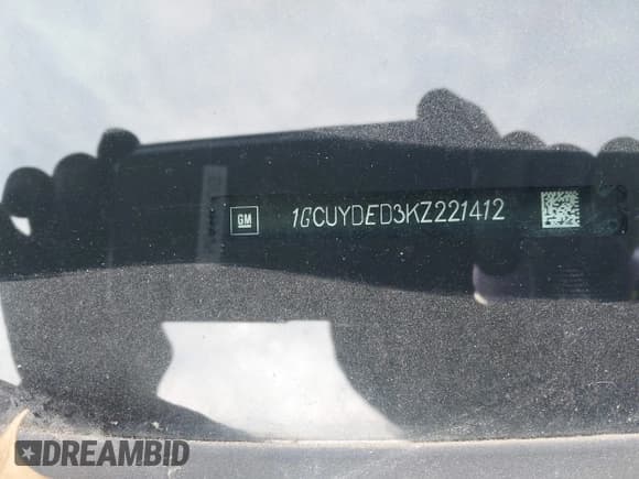 ✅ 2019 Chevrolet Silverado 1500 LT • VIN: 1GCUYDED3KZ221412 • Lot: 40814033. Wystawiony na IAAI z przebiegiem 150 547 mil. Bezpłatny archiwum sprzedaży aukcyjnych z USA i szczegółowy raport historii pojazdu na DreamBid. Zdjęcie 9.