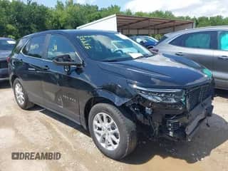 2024 Chevrolet Equinox LT z VIN 3GNAXKEGXRL332519, wystawiony jako IAAI lot #42354759 z przebiegiem 22 218 mil mil oraz . Historia ofert i sprzedaży dostępna na DreamBid. Obrazek 1.