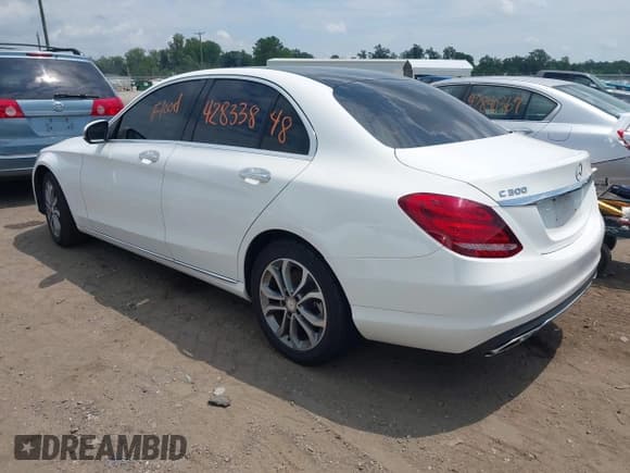 ✅ 2017 Mercedes-Benz C 300 • VIN: WDDWF4KB3HR246228 • Lot: 42833848. Listed on IAAI with 134,935 mi. Free auction sales archive from the USA and detailed vehicle history report at DreamBid. Image 3.