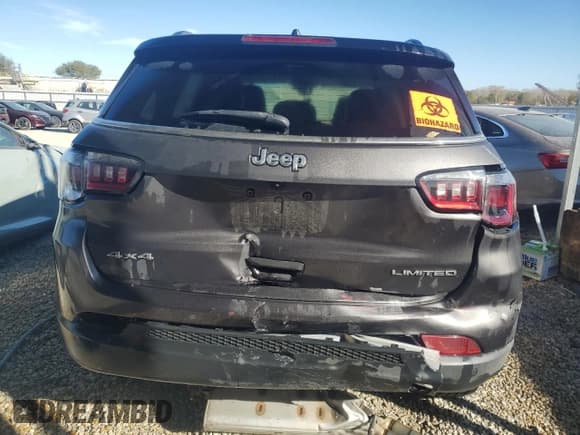 ✅ 2022 Jeep Compass Limited • VIN: 3C4NJDCB0NT144942 • Lot: 90677315. Wystawiony na Copart z przebiegiem 134 161 mil. Bezpłatny archiwum sprzedaży aukcyjnych z USA i szczegółowy raport historii pojazdu na DreamBid. Zdjęcie 6.