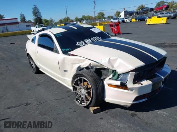 ✅ 2007 Ford Mustang GT Deluxe • VIN: 1ZVFT82H475229343 • Lot: 43382481. Listed on IAAI with Not provided. Free auction sales archive from the USA and detailed vehicle history report at DreamBid. Image 1.