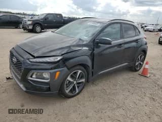 ✅ 2019 Hyundai Kona Limited • VIN: KM8K33A52KU385130 • Lot: 87000465. Listed on Copart with 57,669 mi. Free auction sales archive from the USA and detailed vehicle history report at DreamBid. Image 1.
