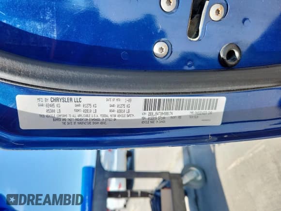 ✅ 2009 Dodge Challenger R/T • VIN: 2B3LJ54T39H588174 • Лот: 63141735. Опубликован ранее на Copart с пробегом 109 095 миль. Бесплатный доступ к архиву аукционных продаж из США и подробный отчёт об истории автомобиля на DreamBid. Изображение 12.