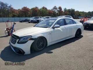 ✅ 2019 Mercedes-Benz S 63 AMG • VIN: WDDUG8JB3KA489914 • Lot: 81396535. Listed on Copart with Not provided. Free auction sales archive from the USA and detailed vehicle history report at DreamBid. Image 1.