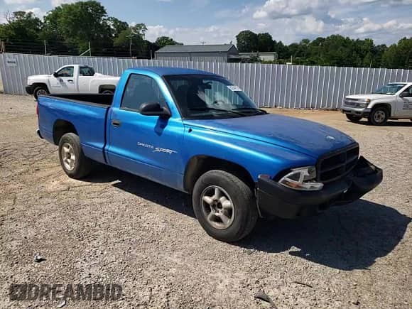 1998 Dodge Dakota with VIN 1B7FL26P2WS653301, listed as a Copart auction lot 60284615 with 107,009 mi miles and Salvage title. Bid and sale history available at DreamBid. Image 13.