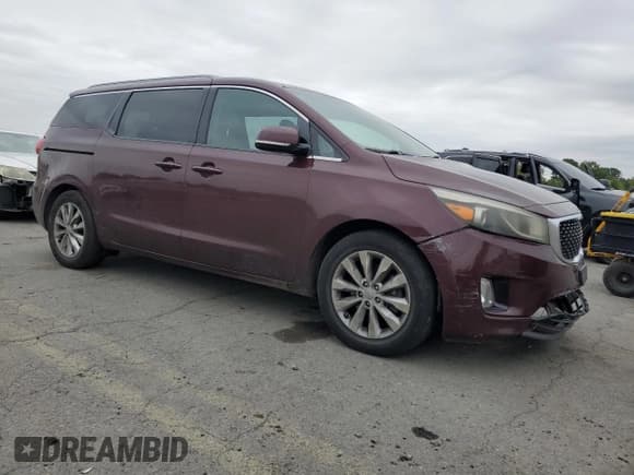 ✅ 2015 Kia Sedona EX • VIN: KNDMC5C14F6050349 • Lot: 81599405. Listed on Copart with 192,465 mi. Free auction sales archive from the USA and detailed vehicle history report at DreamBid. Image 4.
