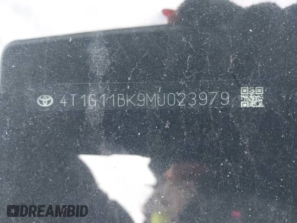 2021 Toyota Camry SE с VIN 4T1G11BK9MU023979, выставлен на аукционе IAAI как лот 41057485 с пробегом 59 275 миль миль и . История ставок и продаж доступна на DreamBid. Изображение 9.