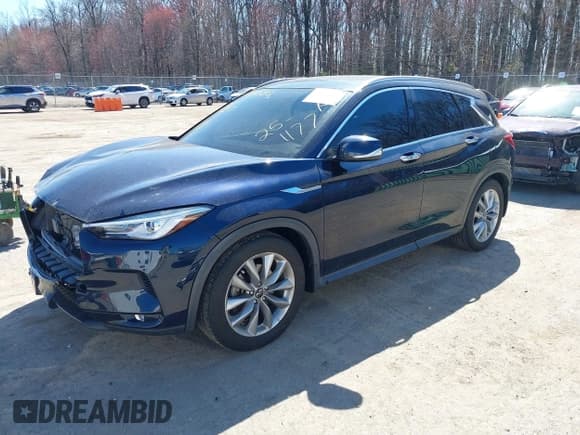 ✅ 2020 Infiniti QX50 Essential • VIN: 3PCAJ5M35LF113628 • Лот: 41877583. Опубликован ранее на IAAI с пробегом 45 675 миль. Бесплатный доступ к архиву аукционных продаж из США и подробный отчёт об истории автомобиля на DreamBid. Изображение 2.