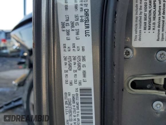 ✅ 2009 Dodge 1500 SLT • VIN: 1D3HB13TX9S701159 • Lot: 43380865. Wystawiony na Copart z przebiegiem 144 667 mil. Bezpłatny archiwum sprzedaży aukcyjnych z USA i szczegółowy raport historii pojazdu na DreamBid. Zdjęcie 14.