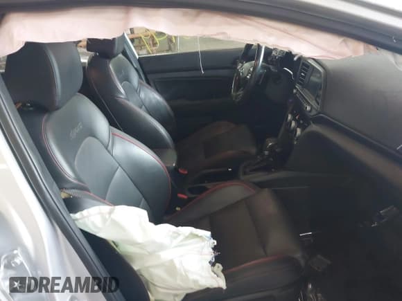 ✅ 2019 Hyundai Elantra Sport • VIN: KMHD04LB0KU887208 • Lot: 42259299. Listed on IAAI with 104,142 mi. Free auction sales archive from the USA and detailed vehicle history report at DreamBid. Image 5.