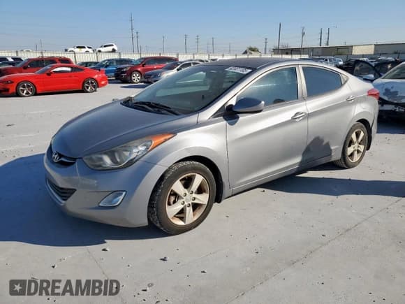 ✅ 2013 Hyundai Elantra GLS • VIN: KMHDH4AE2DU951435 • Lot: 92001185. Listed on Copart with 126,518 mi. Free auction sales archive from the USA and detailed vehicle history report at DreamBid. Image 1.