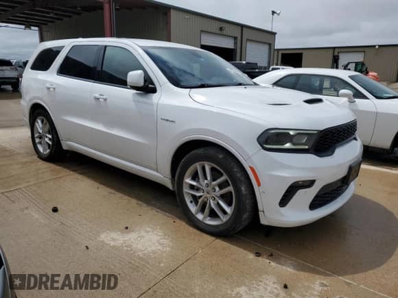 2022 Dodge Durango R/T with VIN 1C4SDHCTXNC130228, listed as a Copart auction lot 55443665 with 80,452 mi miles and Clean title. Bid and sale history available at DreamBid. Image 4.