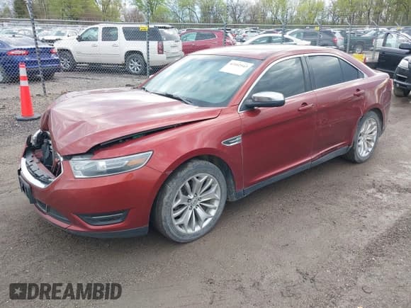 ✅ 2014 Ford Taurus Limited • VIN: 1FAHP2F80EG172007 • Lot: 42102543. Listed on IAAI with 143,798 mi. Free auction sales archive from the USA and detailed vehicle history report at DreamBid. Image 2.