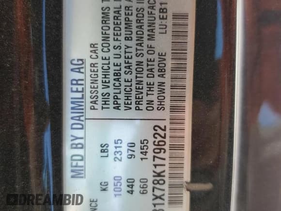 ✅ 2008 Smart fortwo Passion • VIN: WMEEK31X78K179622 • Лот: 66302295. Опубликован ранее на Copart с пробегом 95 116 миль. Бесплатный доступ к архиву аукционных продаж из США и подробный отчёт об истории автомобиля на DreamBid. Изображение 12.