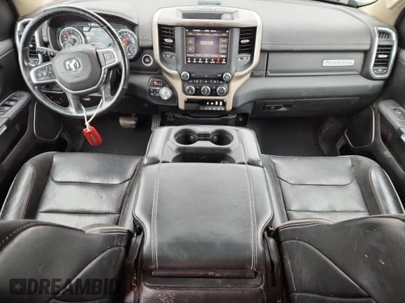 ✅ 2019 Ram 1500 Laramie • VIN: 1C6SRFJT6KN677464 • Lot: 85306355. Listed on Copart with 97,808 mi. Free auction sales archive from the USA and detailed vehicle history report at DreamBid. Image 8.