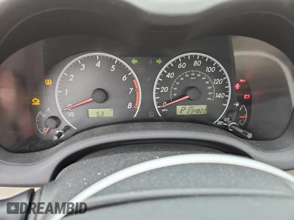 ✅ 2012 Toyota Corolla LE • VIN: 5YFBU4EEXCP026625 • Lot: 93377735. Listed on Copart with 234,822 mi. Free auction sales archive from the USA and detailed vehicle history report at DreamBid. Image 9.