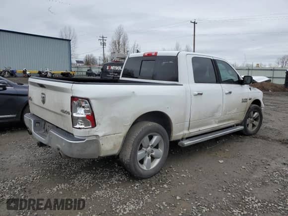 2017 Ram 1500 SLT с VIN 1C6RR7LT4HS534797, выставлен на аукционе Copart как лот 45738065 с пробегом Не указан миль и Списание • Salvage title. История ставок и продаж доступна на DreamBid. Изображение 3.