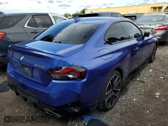 ✅ 2022 BMW 2 Series M240i xDrive • VIN: 3MW53CM09N8C50310 • Lot: 49436413. Wystawiony na Copart z przebiegiem 18 687 mil. Bezpłatny archiwum sprzedaży aukcyjnych z USA i szczegółowy raport historii pojazdu na DreamBid. Zdjęcie 3.