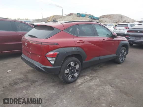 2024 Hyundai Kona SEL with VIN KM8HCCAB0RU087816, listed as a IAAI auction lot 41229406 with 9,351 mi miles and . Bid and sale history available at DreamBid. Image 4.