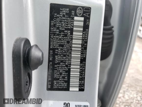 ✅ 2015 Toyota Corolla LE • VIN: 2T1BURHE2FC309713 • Лот: 92887075. Опубликован ранее на Copart с пробегом 95 270 миль. Бесплатный доступ к архиву аукционных продаж из США и подробный отчёт об истории автомобиля на DreamBid. Изображение 12.