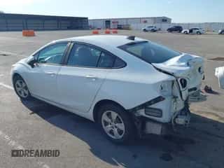 2018 Chevrolet Cruze LS with VIN 1G1BC5SM4J7214827, listed as a IAAI auction lot 43087274 with 97,661 mi miles and . Bid and sale history available at DreamBid. Image 3.