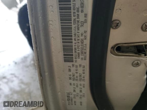 ✅ 2018 Ram 1500 Big Horn • VIN: 1C6RR7GG5JS106501 • Lot: 83779625. Listed on Copart with 174,890 mi. Free auction sales archive from the USA and detailed vehicle history report at DreamBid. Image 13.