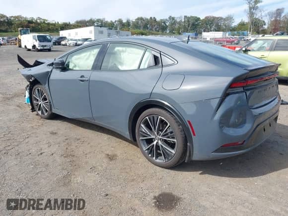 2024 Toyota Prius Limited with VIN JTDADABUXR3024753, listed as a IAAI auction lot 43319289 with 2,526 mi miles and . Bid and sale history available at DreamBid. Image 3.