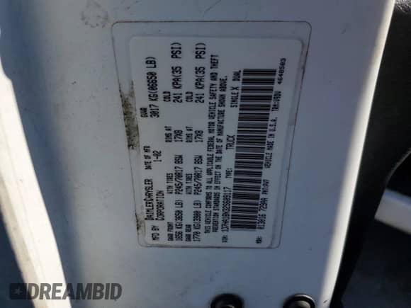 2002 Dodge 1500 z VIN 1D7HA18N32S609117, wystawiony jako Copart lot #69527594 z przebiegiem 259 556 mil mil oraz Szkoda całkowita • Salvage title. Historia ofert i sprzedaży dostępna na DreamBid. Obrazek 12.