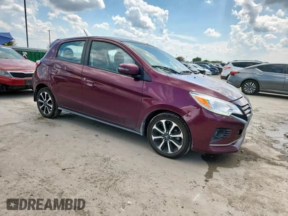 ✅ 2023 Mitsubishi Mirage Black Edition • VIN: ML32AWHJ2PH003423 • Lot: 69943405. Listed on Copart with 59,877 mi. Free auction sales archive from the USA and detailed vehicle history report at DreamBid. Image 4.