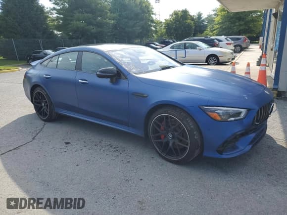 ✅ 2022 Mercedes-Benz AMG GT 53 • VIN: W1K7X6BB5NA046684 • Лот: 57189273. Опубликован ранее на Copart с пробегом 13 698 миль. Бесплатный доступ к архиву аукционных продаж из США и подробный отчёт об истории автомобиля на DreamBid. Изображение 4.