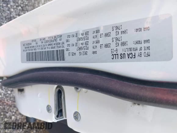 ✅ 2015 Jeep Patriot Latitude • VIN: 1C4NJPFA5FD430572 • Lot: 38255861. Listed on IAAI with 163,226 mi. Free auction sales archive from the USA and detailed vehicle history report at DreamBid. Image 9.