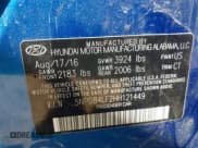 ✅ 2017 Hyundai Elantra SE • VIN: 5NPD84LF2HH121449 • Lot: 43119636. Listed on IAAI with 92,048 mi. Free auction sales archive from the USA and detailed vehicle history report at DreamBid. Image 9.