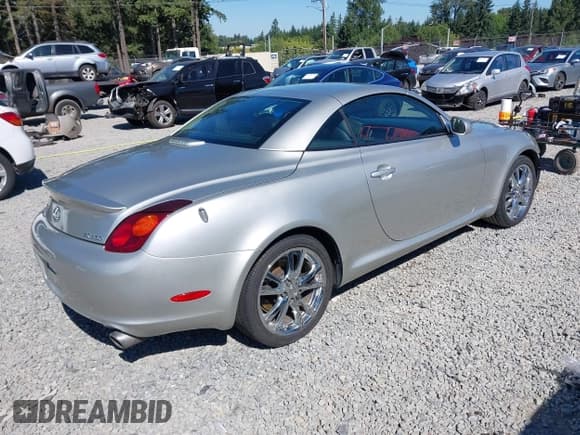 ✅ 2004 Lexus SC 430 • VIN: JTHFN48Y940050803 • Lot: 42710013. Listed on IAAI with 127,460 mi. Free auction sales archive from the USA and detailed vehicle history report at DreamBid. Image 4.
