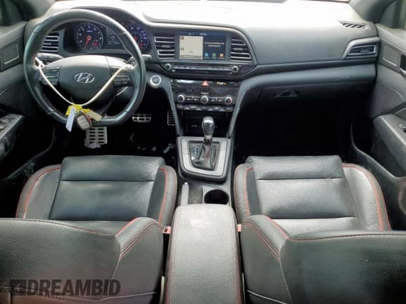 ✅ 2019 Hyundai Elantra Sport • VIN: KMHD04LB9KU819988 • Lot: 63468315. Listed on Copart with 85,973 mi. Free auction sales archive from the USA and detailed vehicle history report at DreamBid. Image 8.