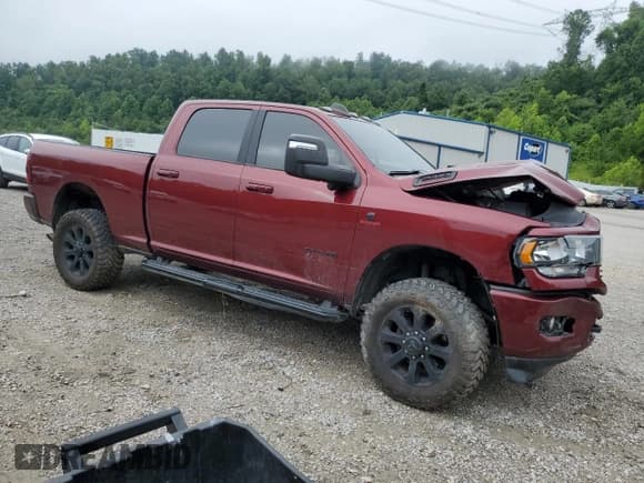 ✅ 2023 Ram 2500 Big Horn • VIN: 3C6UR5DL1PG514834 • Lot: 64590205. Listed on Copart with 83,700 mi. Free auction sales archive from the USA and detailed vehicle history report at DreamBid. Image 4.